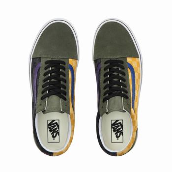 Damske Tenisky Vans OTW Rally Old Skool Viacfarebný/Tmavo Zelene VA92XCTWI